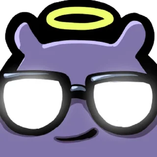 😎 emoji Ina YT emotes Telegram sticker 16 of 48