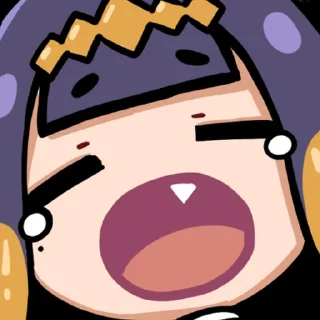 🥱 emoji Ina YT emotes Telegram sticker 19 of 48