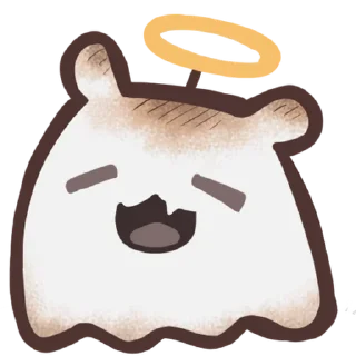 😇 emoji Ina YT emotes Telegram sticker 11 of 48