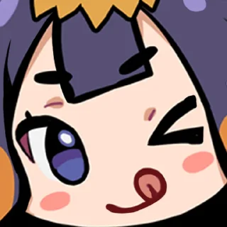 😜 emoji Ina YT emotes Telegram sticker 12 of 48