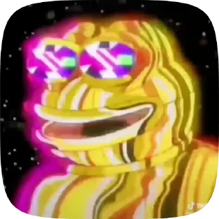 Sticker from Pepe video pack 3