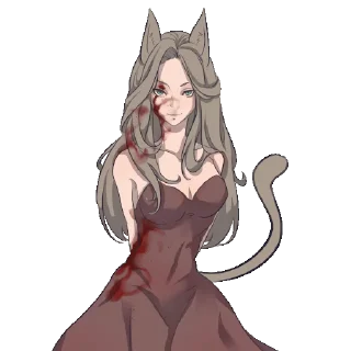 🐈 emoji LOVE CAT by @adri_underprojects Telegram sticker 5 of 11