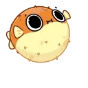 Sticker from Puffer Fish