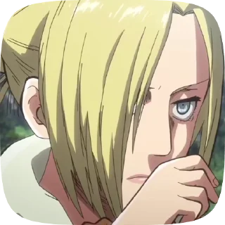 Sticker from Annie-attack on titan