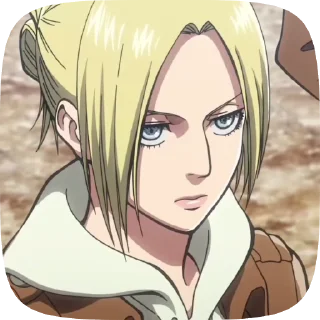 Sticker from Annie-attack on titan