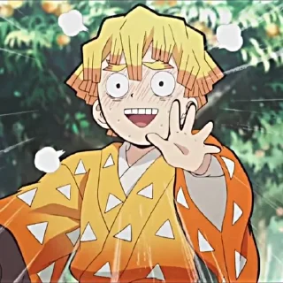 Sticker from Zenitsu