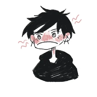 Sticker from meme and tears