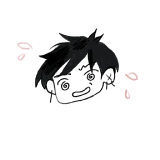 Sticker from meme and tears