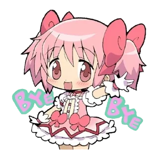 ✌ emoji Мадока:3 ➡️ @Ctikerubot Telegram sticker 23 of 25