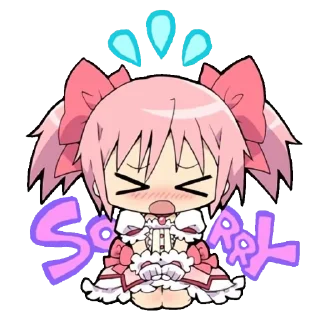 👄 emoji Мадока:3 ➡️ @Ctikerubot Telegram sticker 22 of 25