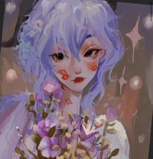 💋 emoji .・゜-: ✧ :-гань юй-: ✧ :-゜・． Telegram sticker 1 of 85