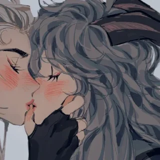 💋 emoji .・゜-: ✧ :-гань юй-: ✧ :-゜・． Telegram sticker 21 of 85