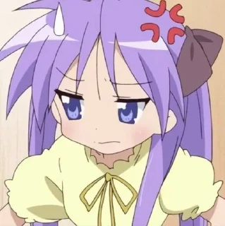 Sticker from Kagami Hiiragi @kiwiys
