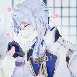 🧊 emoji ਏਓ Ayaka and Ayato ꒰ @R0bian ꒱ Telegram sticker 10 of 50