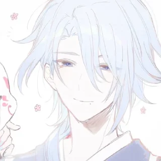 🧊 emoji ਏਓ Ayaka and Ayato ꒰ @R0bian ꒱ Telegram sticker 7 of 50