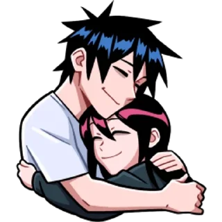 🤗 emoji Икки и Мори Telegram sticker 18 of 64