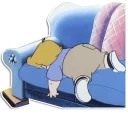😑 emoji Жизнь с Луи Telegram sticker 18 of 75