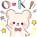 Sticker from Bear's mau mau :: @line_stickers