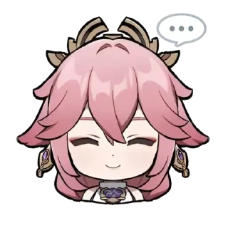 Sticker from [🌸]–Яэ Мико !¡ @lover_lipton