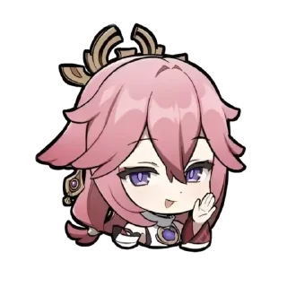 Sticker from [🌸]–Яэ Мико !¡ @lover_lipton