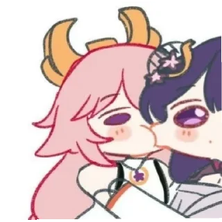 Sticker from Стикеры только для яэ мико