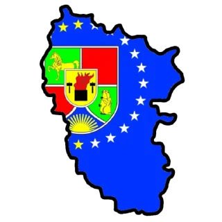 Sticker from Ukraine regions and cities