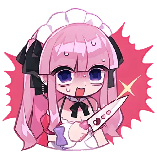 🔪 emoji /⁠ᐠ⁠｡⁠ꞈ⁠｡⁠ᐟ⁠\ ::@moxxobouafy Telegram sticker 15 of 17