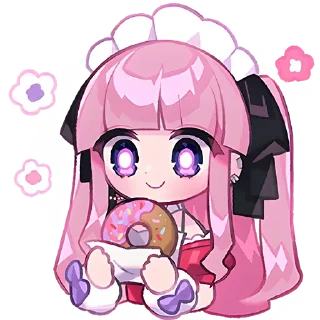 🍩 emoji /⁠ᐠ⁠｡⁠ꞈ⁠｡⁠ᐟ⁠\ ::@moxxobouafy Telegram sticker 4 of 17