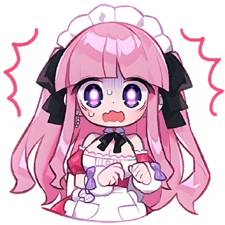 😨 emoji /⁠ᐠ⁠｡⁠ꞈ⁠｡⁠ᐟ⁠\ ::@moxxobouafy Telegram sticker 16 of 17