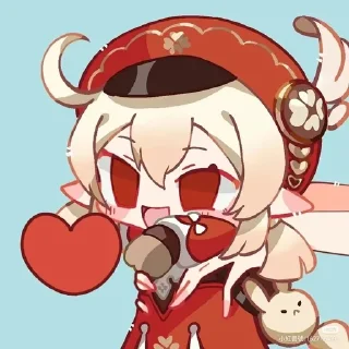 🌟 emoji Genshin love Telegram sticker 5 of 29