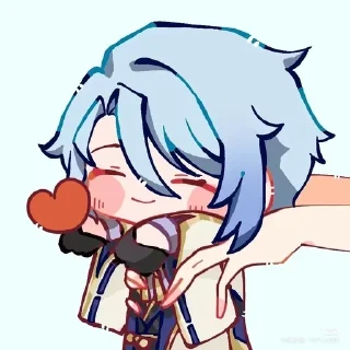 🌟 emoji Genshin love Telegram sticker 20 of 29