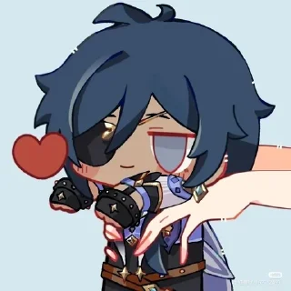 Genshin love sticker 2