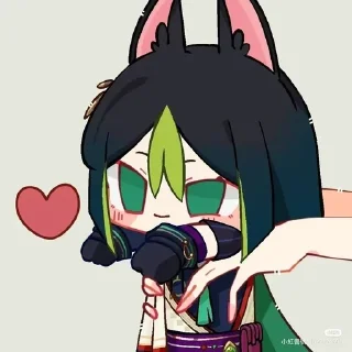🌟 emoji Genshin love Telegram sticker 24 of 29