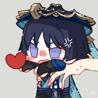 🌟 emoji Genshin love Telegram sticker 22 of 29
