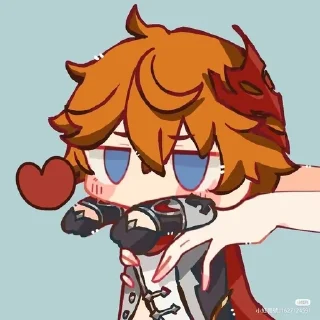 🌟 emoji Genshin love Telegram sticker 12 of 29