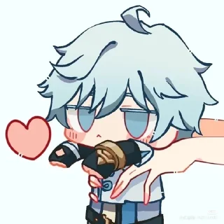 🌟 emoji Genshin love Telegram sticker 9 of 29