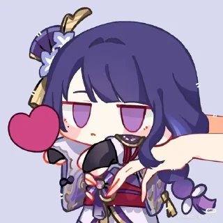 🌟 emoji Genshin love Telegram sticker 16 of 29
