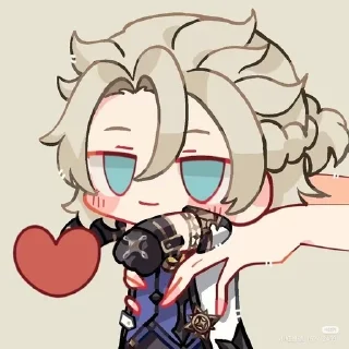 Genshin love sticker 4