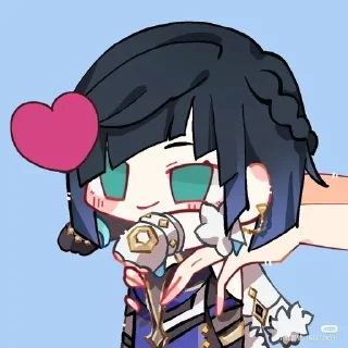 🌟 emoji Genshin love Telegram sticker 18 of 29