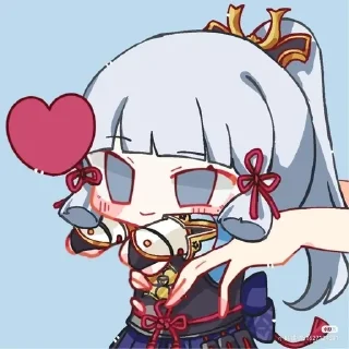 🌟 emoji Genshin love Telegram sticker 19 of 29