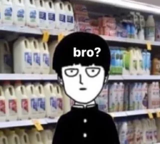 Sticker from mob psycho 100