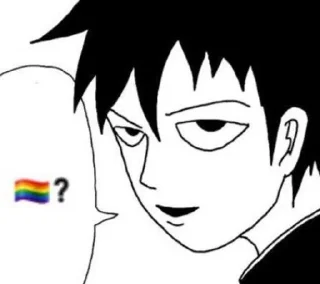 Sticker from mob psycho 100