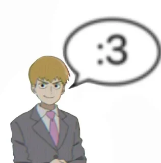 Sticker from mob psycho 100