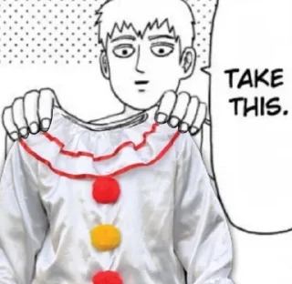 Sticker from mob psycho 100