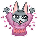 🙃 emoji Кицька Сет @ukrainian_stickers Telegram sticker 10 of 48