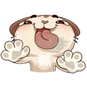 😛 emoji Котик @ukrainian_stickers Telegram sticker 11 of 48