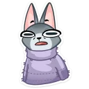 😐 emoji Кицька Сет @ukrainian_stickers Telegram sticker 18 of 48