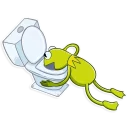 🤢 emoji Керміт @ukrainian_stickers Telegram sticker 16 of 21