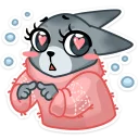 😍 emoji Кицька Сет @ukrainian_stickers Telegram sticker 8 of 48