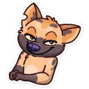 🙃 emoji Гієна @ukrainian_stickers Telegram sticker 8 of 48